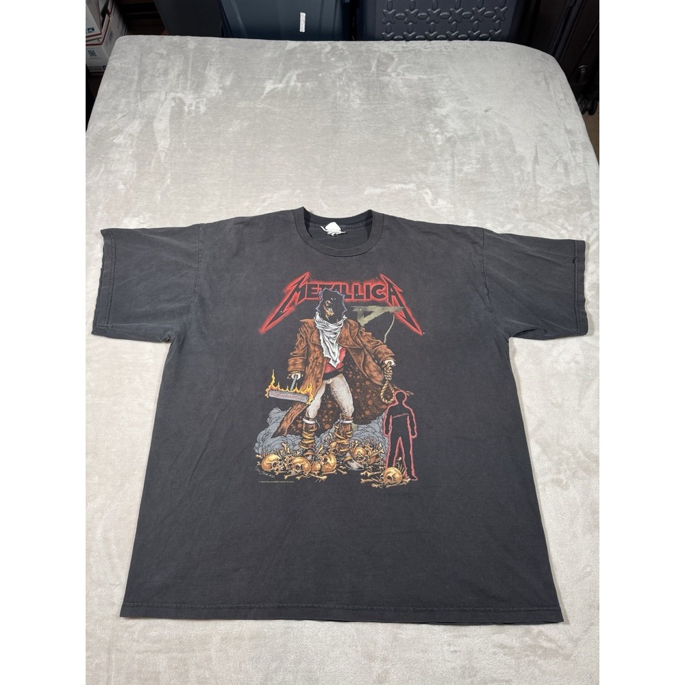 Vintage Metallica T Shirt 2XL So I Dub Thee Unforgiven Pushead Executioner 1994